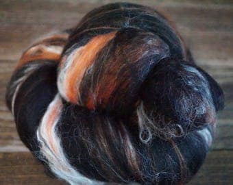 2.5 oz Art Batt, Merino, Bamboo, Spinning Fiber, 17.5 Micron Merino