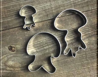 Set of 3 Jellyfish Metal Cookie Cutters #NAWK15
