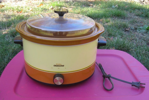 Vintage Rival  5 qt Crock  Pot  Model  3355  Tested Working