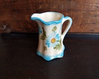 Cash Family Pottery Blue Ridge Pottery Handpainted Creamer Mid Century