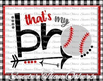 Baseball SVG love Softball htv baseball shirt Design Vinyl SVG and DXF Files Thats my bro svg, Silhouette, Cameo, Cricut, Instant Download