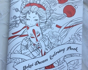 Yokai Dream Adult Coloring Book Japanese Monsters