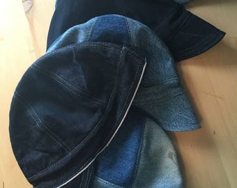 Selvedge denim welding cap