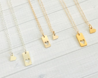 Mother Daughter Necklace Set - Mother Daughter Jewelry - 2 Piece Necklace Set - Mom Daughter Set - Mother's Day Gift - Mother's Day Jewelry