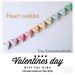 ETSY  Pretend felt food   Happy heart cookie set -Valentine's Day gift for kids