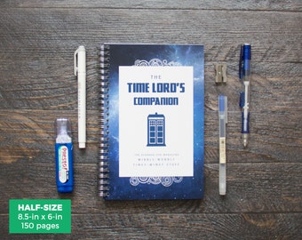 Doctor Who Planner / Weekly / Half-Size / 12 Months / Choose Your Layout (Vertical or Horizontal) / Pick Your Own Starting Month