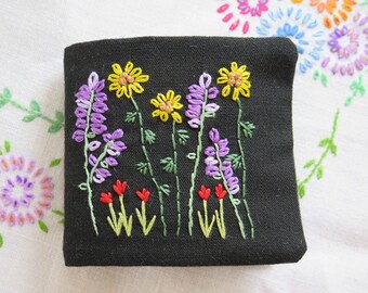 Embroidered Needle Book