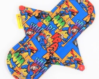 9 Inch Cloth Pad,Light Flow Pad,Cloth Day Pad,Starter Pad,Cotton Panty Liner,Light/Mod Flow Pad,Exposed Core Pad,Cotton Top With PUL Backing