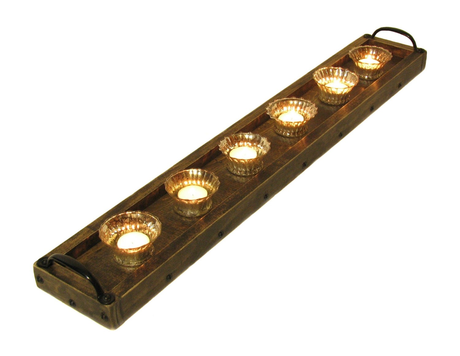 Candle Tray Long Narrow Tray Mantle Candle Tray Candle