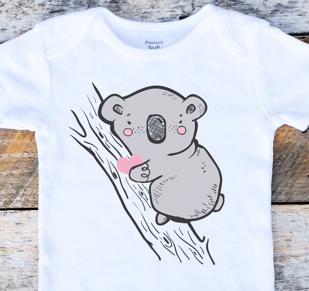 Valentine Onesies® Baby Koala Onesies® Baby Girl Onesie