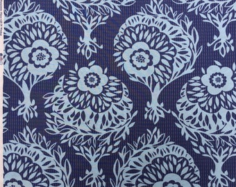 Anna Maria Horner Innocent Crush Woodcut blue Free Spirit fabric FQ or more