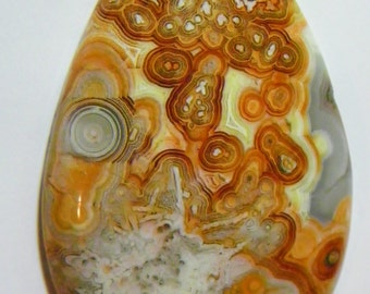 Red Crazy Lace Agate Designer Cabochon (G-067)
