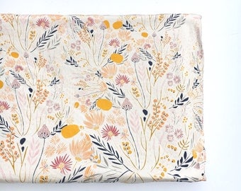 Crib Sheet or Changing Pad Cover- WISPY DAYBREAK- floral crib sheet- floral changing pad- girl baby bedding- girl crib bedding- wildflower