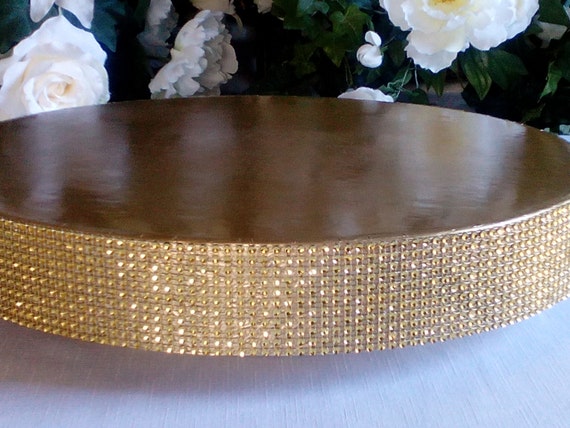  Wedding  Cake  Stand  Glitzy Gold  14 16