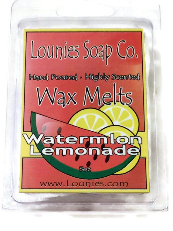Watermelon Lemonade | Wax Melt | Wax Melts | Soy Blend | Highly Scented | Handmade | Wax Melter | Wax Tarts | Soy | Soy Tarts | 3oz Pack |
