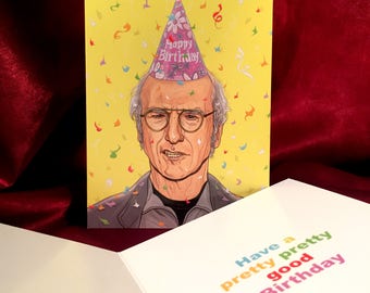 LARRY DAVID Birthday Card!