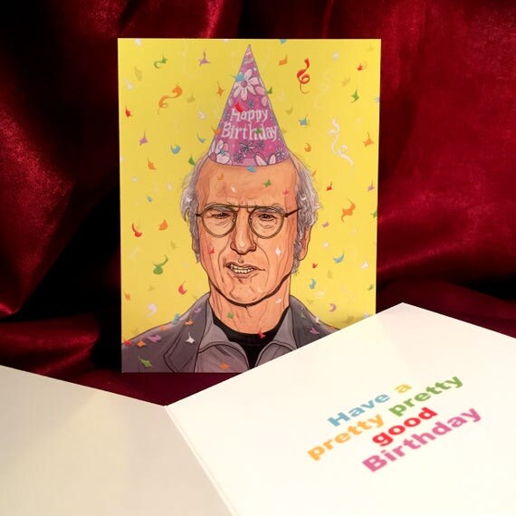 LARRY DAVID Birthday Card