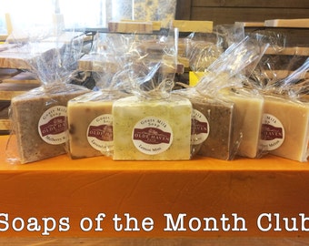 Soaps of the Month Club (2 soaps for 12 months)