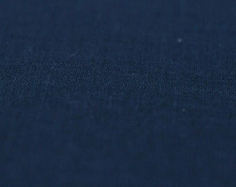 Indigo linen fabric Pure linen fabric Softened and pre-shrunk Navy blue linen flax fabric by half yard