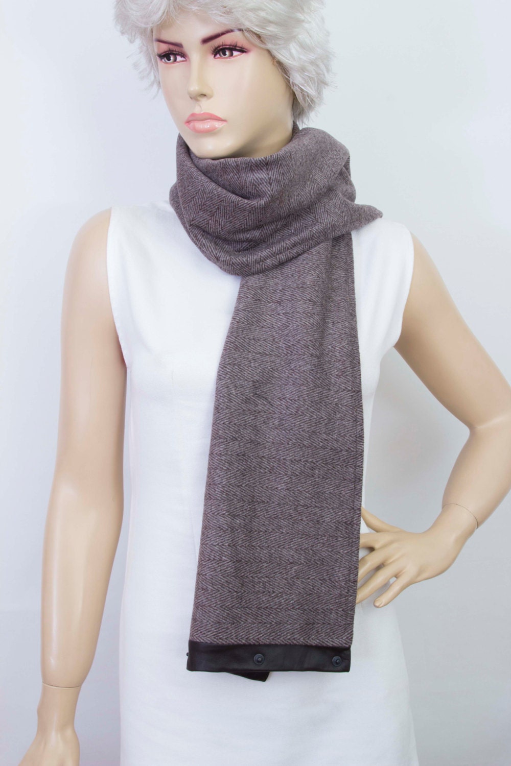 EXPRESS SHIPPINGMens scarf neckwarmer unisex winter by