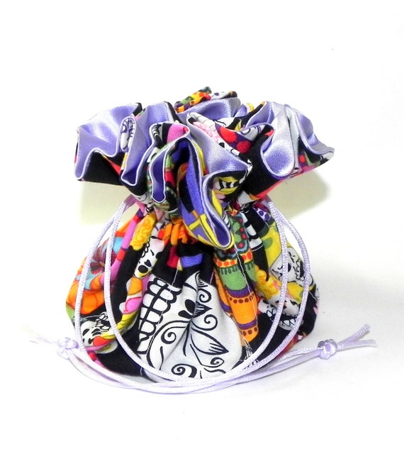 Jewelry Drawstring Travel Bag Organizer Pouch Day of the