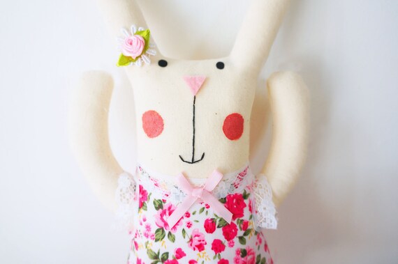 personalised bunny teddy