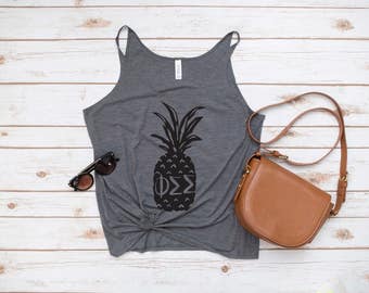 Phi Sigma Sigma Tank, Pineapple Tank, Phi Sigma Sigma, Pineapple