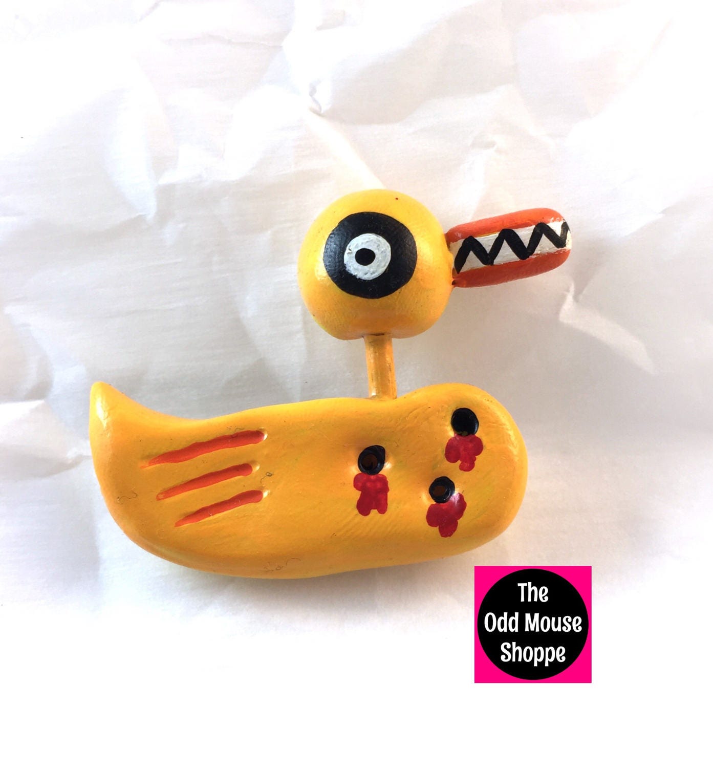 Nightmare Before Christmas Evil Toy Duck Brooch