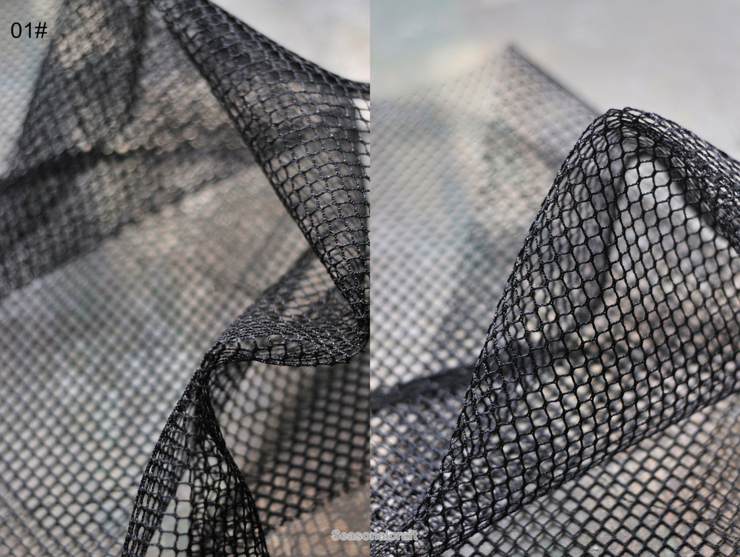 Mesh Fabric,The Hard Net Mesh, Square Grid Craft ,as transparent ...