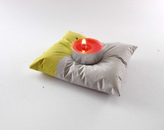 Concrete candle holder, beton pillow tealight holder, concrete pillow holder, rings holder, concrete home decor