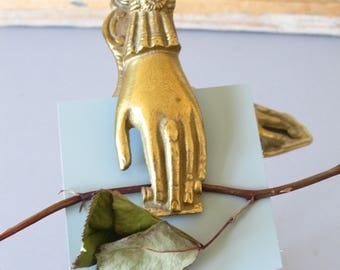 Vintage business card display, office decor, note holder, photo holder stand, jewelry display, card display holder, store decor