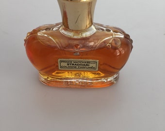1950s Vintage PRINCE MATCHABELLI STRADIVARI Cologne Parfumee' Crown Bottle 1 Fl Oz Almost Full Commercial Perfume Bottle Vintage Fragrance
