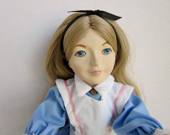Dakin Elegante Alice In Wonderland Doll, Faith Wick Doll, Collectible Doll, Fairy Tale Doll, Story Book Doll, Vinyl Doll