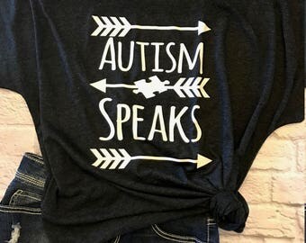 autism speaks shirt - autism awareness shirt - autism top - autism shirt