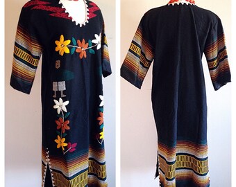 Handmade Guatemalan Dress in Puesta del Sol