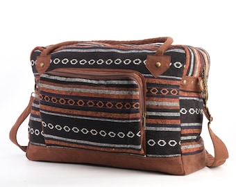Southwestern Holiday Bag, Travel Bag, Suitcase, Overnight Bag, Getaway bag, Vacation Bag