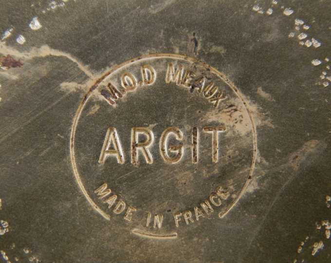 Vintage French Champagne Anodized Ice Bucket / Cooler Louis Roederer 2 Handles, Chic Decor, Celebration, Champagne, Chateau, Reims, France