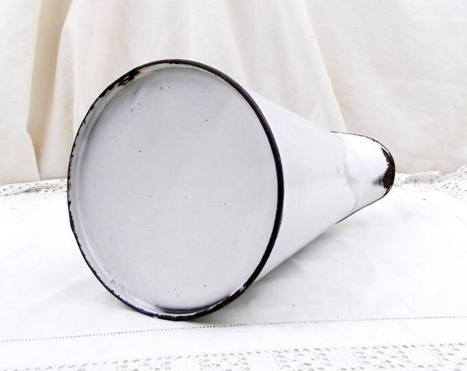 Antique French White Enamelware Pitcher, Chippy Enamel Jug / Vase, Cottage Kitchen, Farmhouse, French Country Decor, Shabby Chateau Chic Antique French White Enamelware Pitcher, Chippy Enamel Jug / Vase, Cottage Kitchen, Farmhouse, French Country Decor, Shabby Chateau Chic