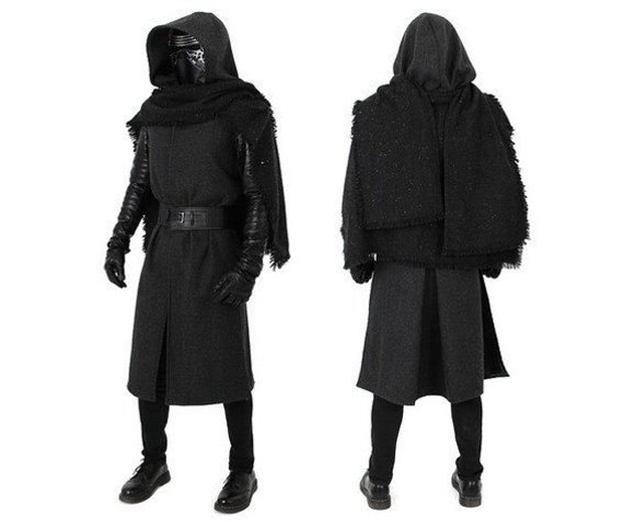 kylo ren kylo ren costume hooded long coat kylo ren