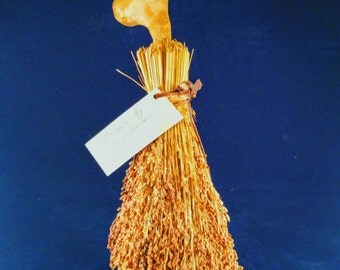 Signed Artisan Crafted Besom | Altar Broom | Decorative Broom | Witches Broom | Besom Broom | Circle Casting | Energy Clearing
