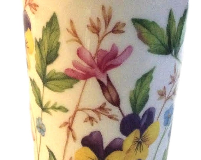 Unique Coffee Mug Gift Wife Birthday Gift Rose of England Floral Anniversary Birthday Idea Bone China Christmas