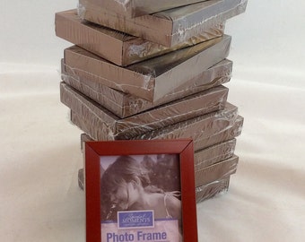 Small Picture Frames 2 x 3 Copper Tone Metal Frames/ Wedding decor frames