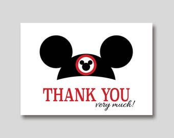 Mickey Mouse Saying Thank You