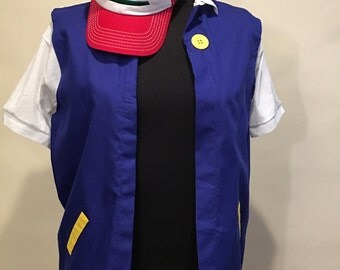 14/16 Boy's POKEMON Trainer - ASH Ketchum Costume - Cosplay