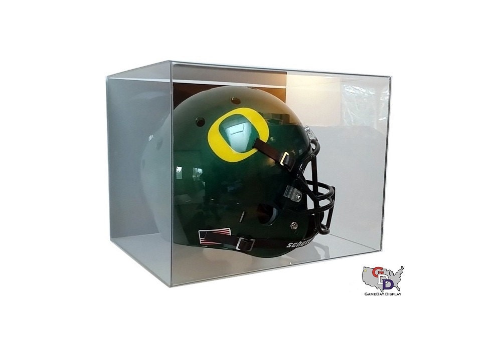 Football Helmet Wall Mount Acrylic Display Case Full Size NFL
