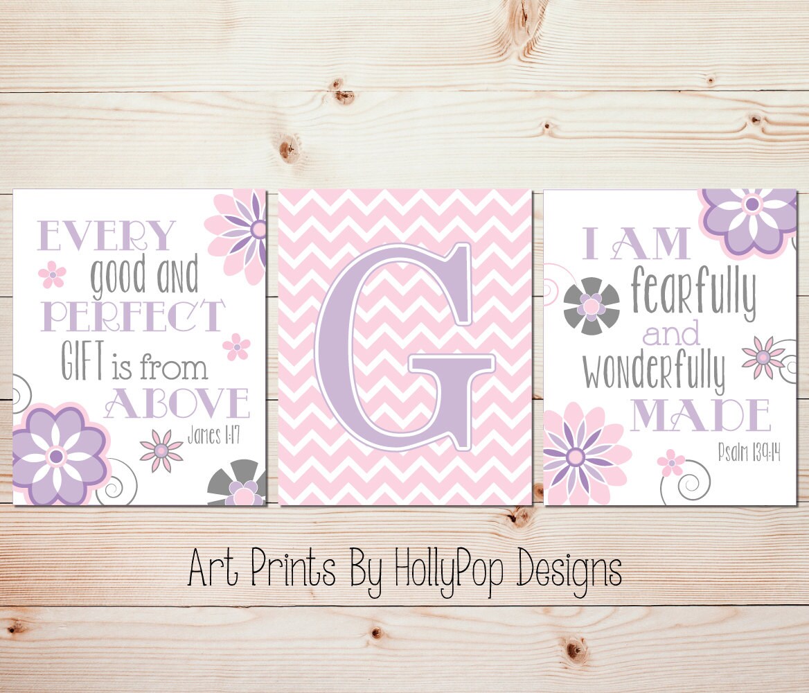 Girls room decor Nursery wall quotes Girl nursery prints Every
