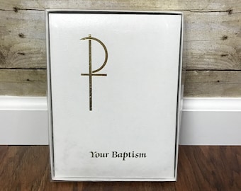 Vtg Your Baptism Photo Album, Baptism Folio, Baptism Album, Baptism Keepsake, Baptism, Prayer, White, Abbey Press,Memory Book, Remembrance