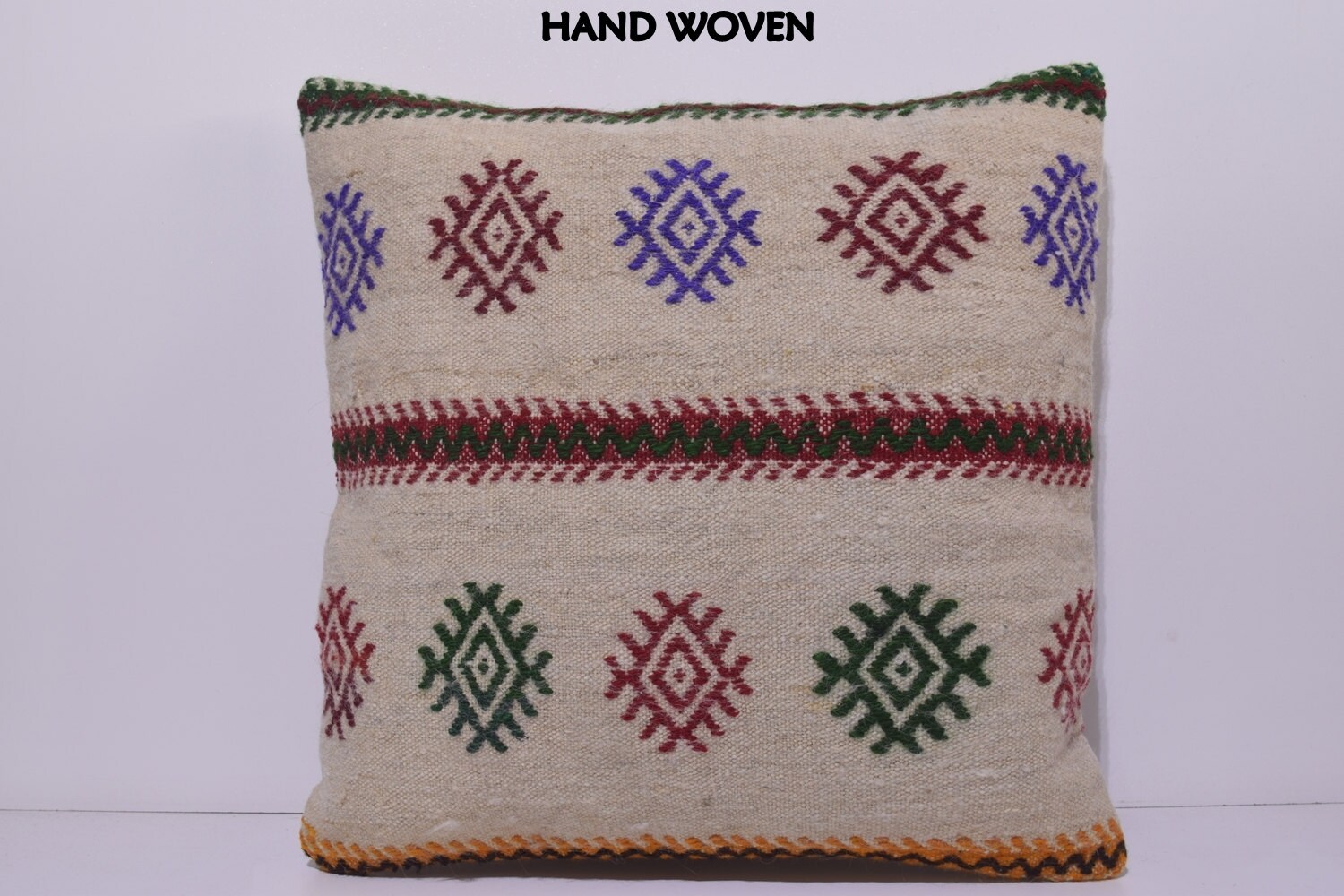 kilim pillow 24x24 euro sham pillow cover by DECOLICKILIMPILLOWS