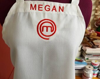 Embroidered Custom Masterchef Master Chef Apron Adult Size