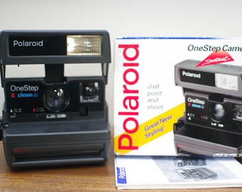 Working Polaroid OneStep Closeup 600 Instant film Camera - Battery tested